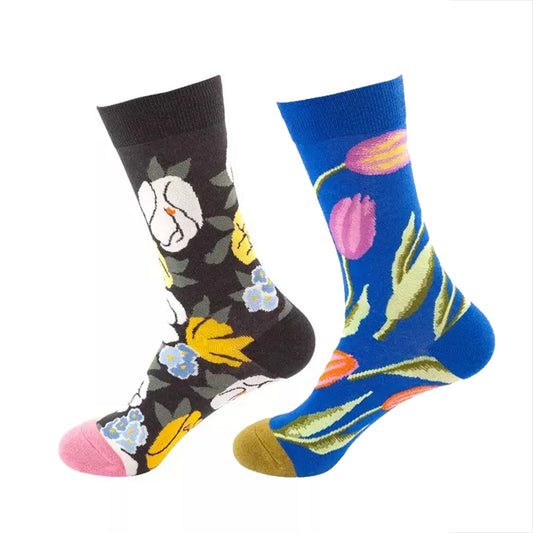 Flower-Power Socken Bundle