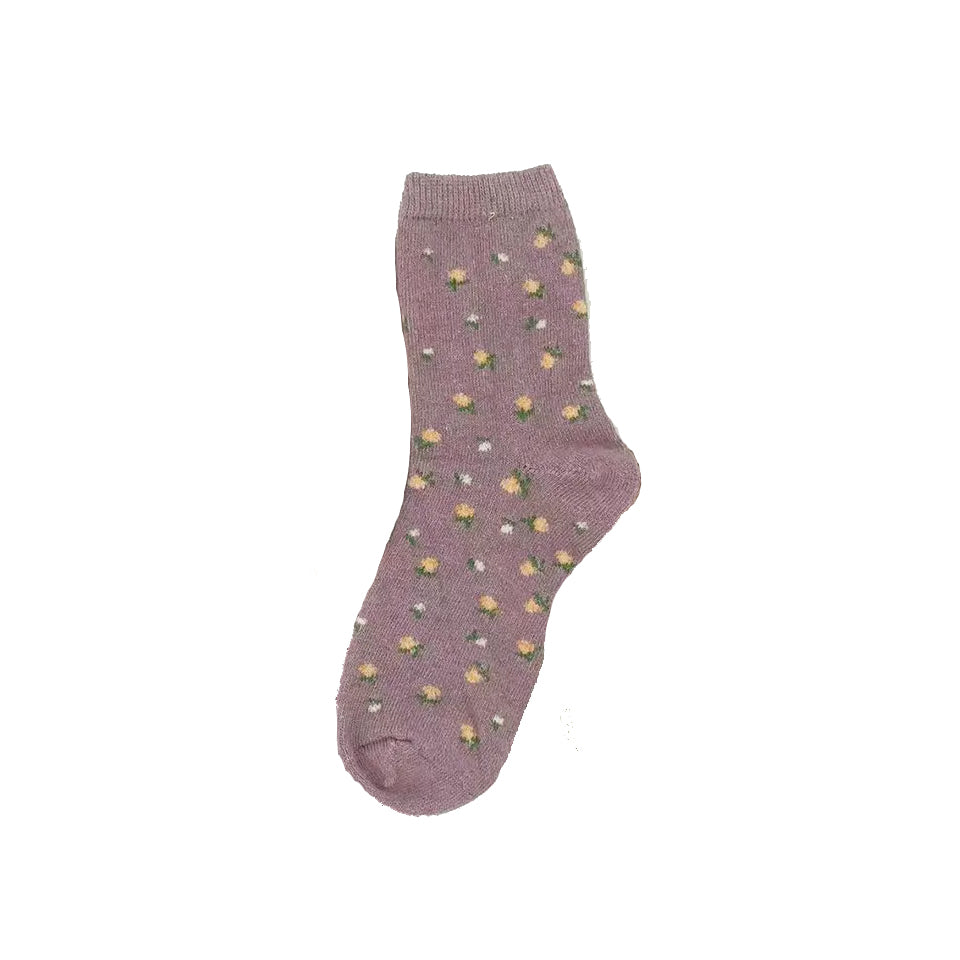 Bunte Blumen-Wollsocken Bundle