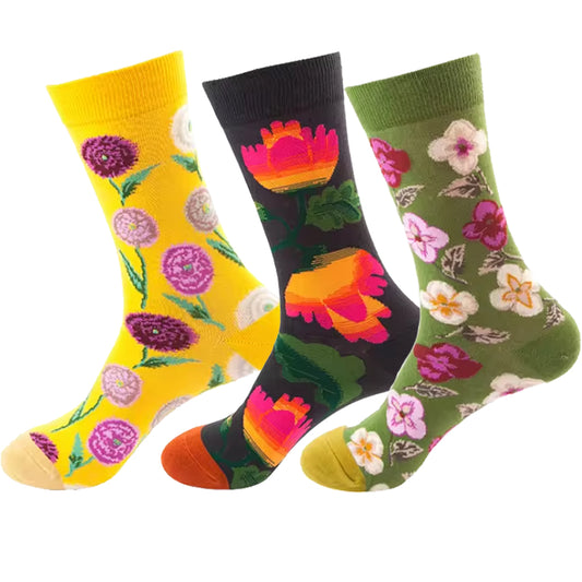 Frühlings Blumen Socken Bundle