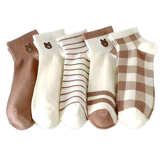 Teddybär Socken Bundle (5 Paare)